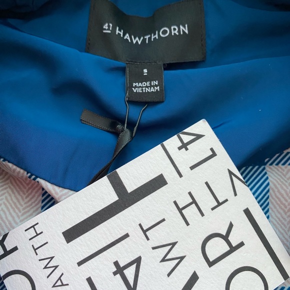 41 Hawthorn Quilted Women's Blue Vest size Small NWT - Picture 3 of 8